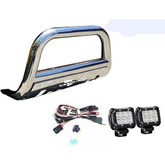 Vanguard Stainless Steel Bull Bar with LED Kit