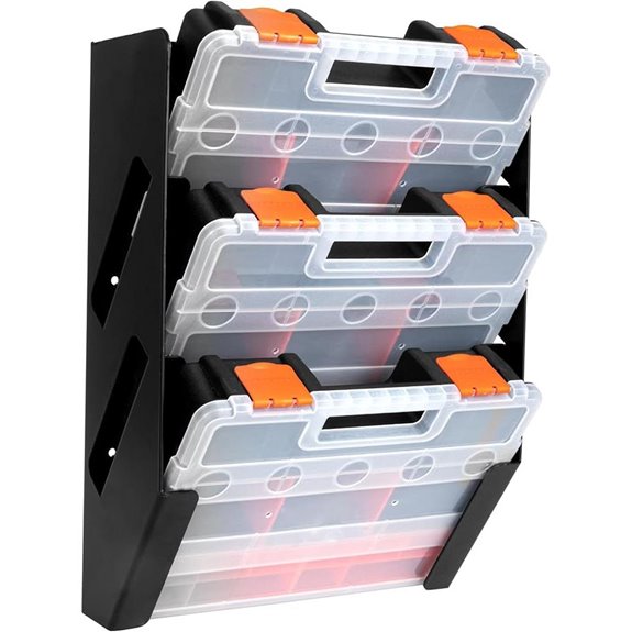 Iron Forge Tools Wall Mount Organizer with Storage Bins