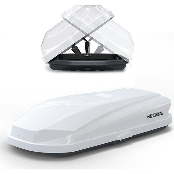 62 Inch Waterproof Rooftop Cargo Box with Security