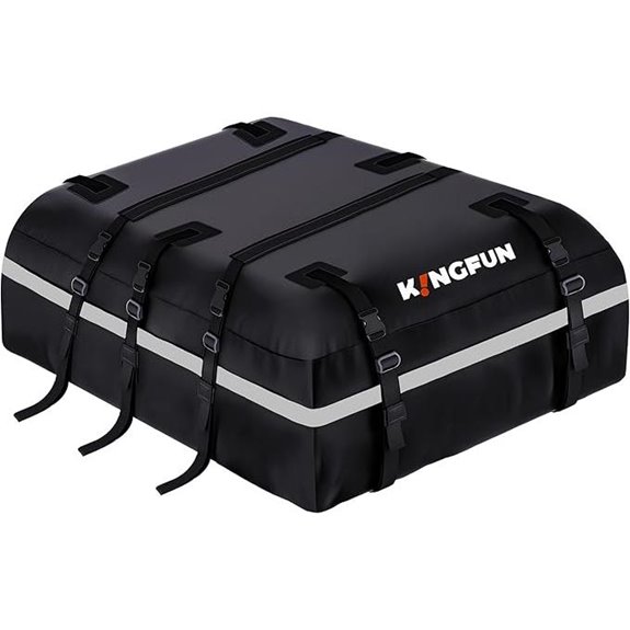 Kingfun Waterproof Car Roof Cargo Bag (20 cu ft)