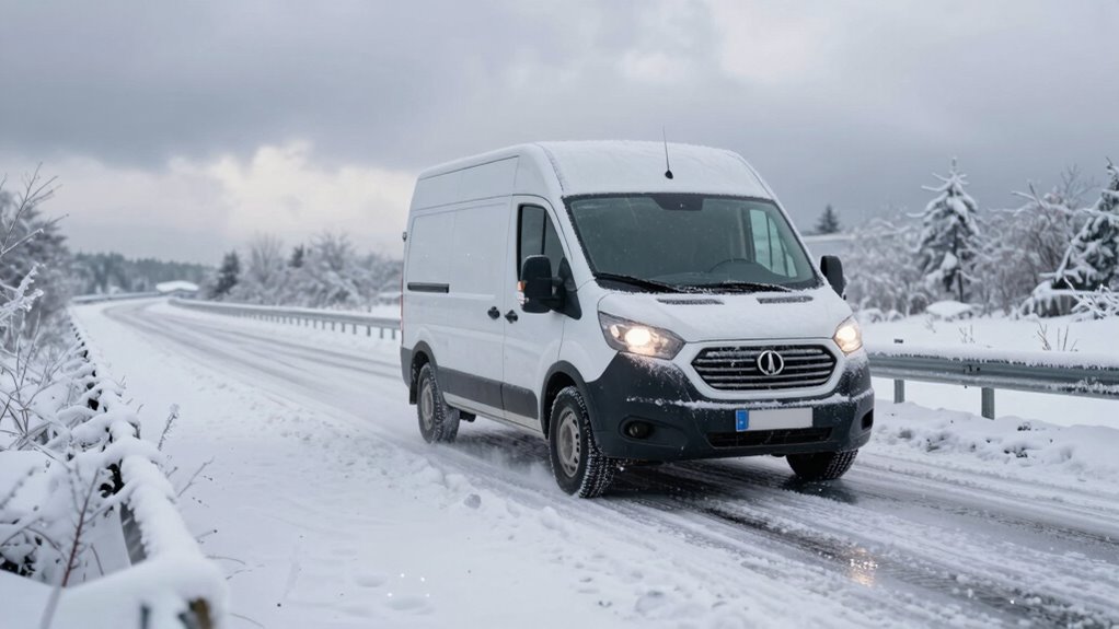 winter van driving tips
