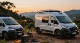 camping and work van power