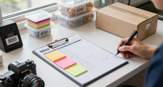 delivery checklist for buyers