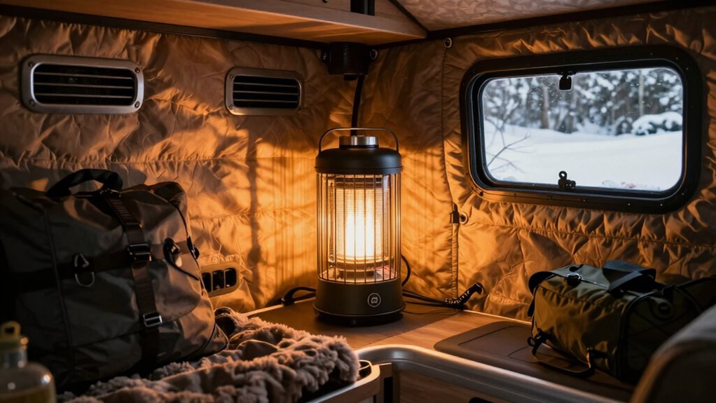 efficient safe van heating