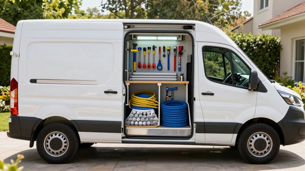 efficient weekly plumbing setup
