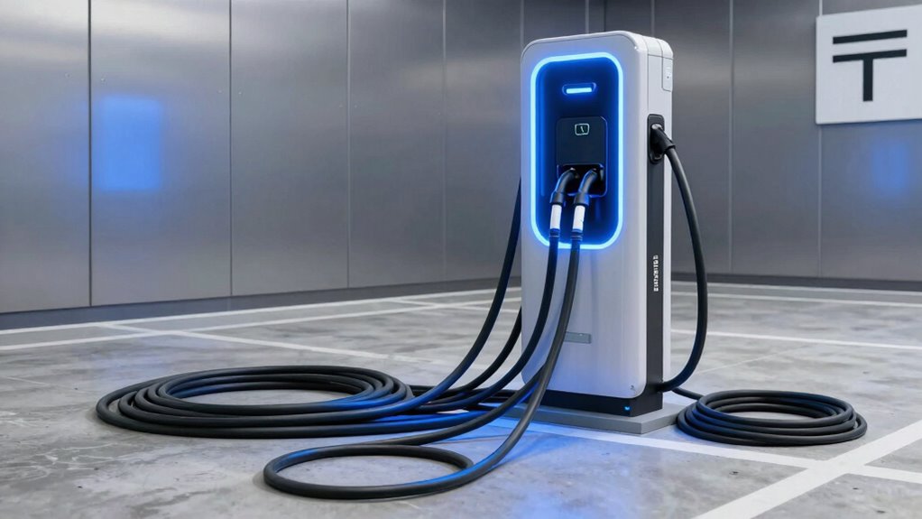 electric vehicle cable organization
