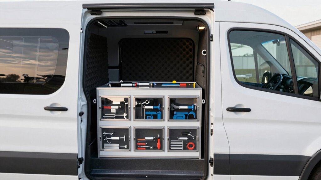 lockable storage enhances security
