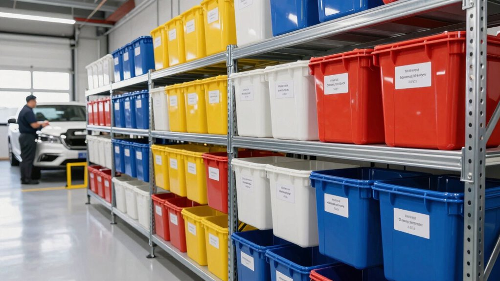 organized efficient fleet storage