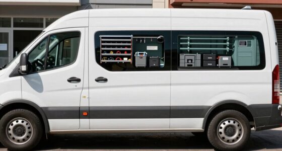 organized van interior efficiency