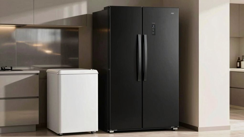 refrigerator size influences perception