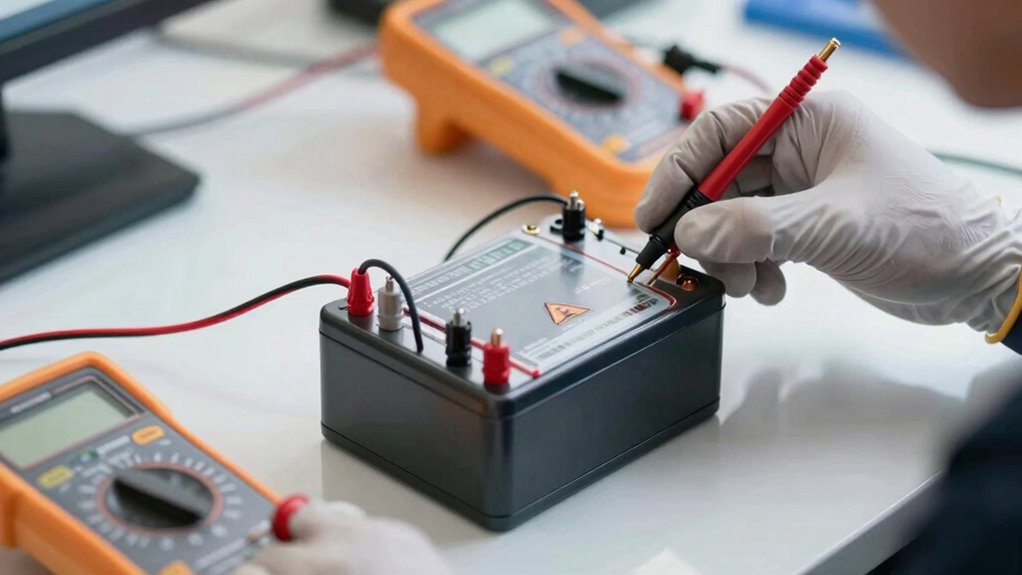 regular battery inspection routine