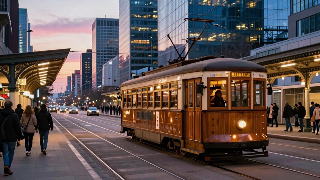 transportation driven urban evolution