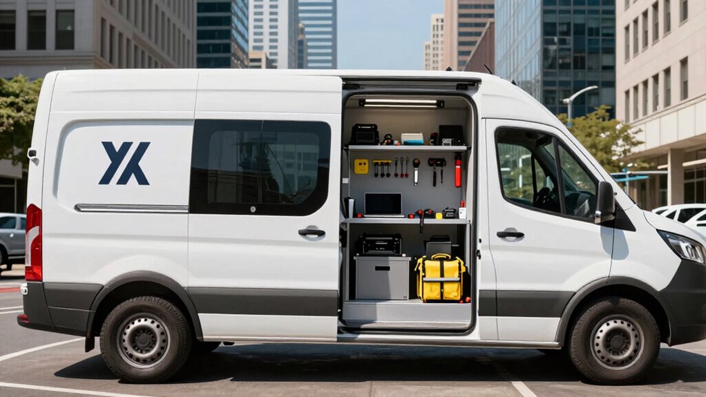 van setup reveals priorities