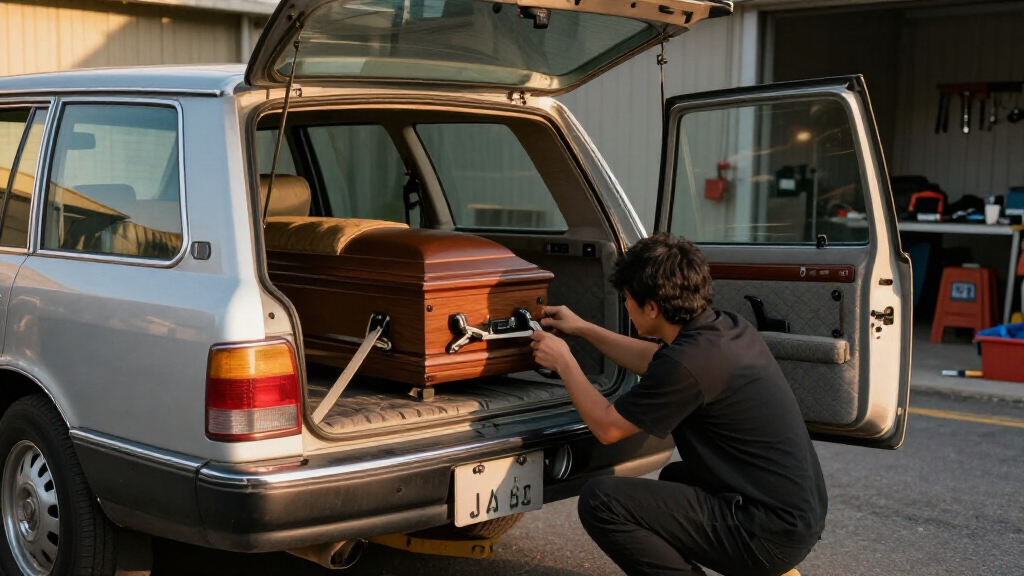 Let’s Hope This 1JZ-Powered Toyota Crown Hearse Has Tie-Downs For The Casket Because I Want The Driver To Whip It Into The Graveside
