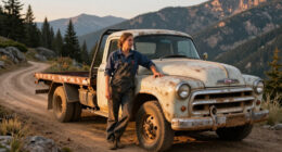 Vintage Chevy Tow Truck That Was Stuck On A Mountain For A Year Is Finally Pulled Out