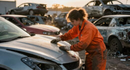 When A Tornado Destroyed 100 Brand New Corvettes, This Salvage Yard Got To Work
