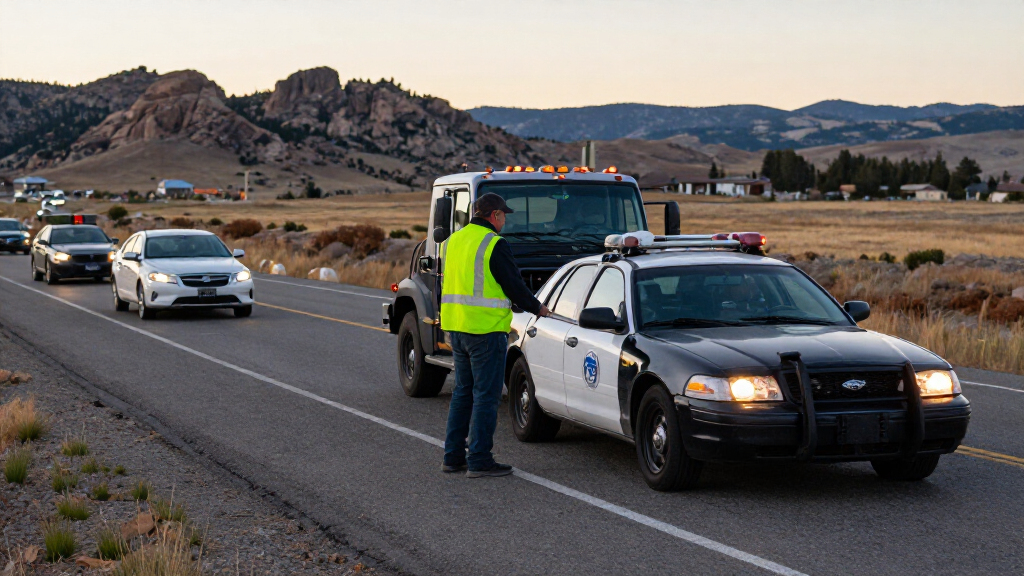 Colorado’s Plan To Protect Emergency Workers On The Shoulder? Giant, Neon Green Ford Trucks